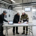 Fabrika kapasite artışı için trafo, pano, kablo ve otomasyon altyapısını planlayan elektrik mühendisleri